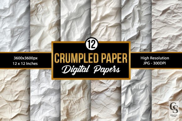 Download Crumpled Paper Seamless Backgrounds - Crumpled Collection