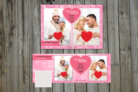 Download Valentines Day Mini Session Template - Valentines day Collection