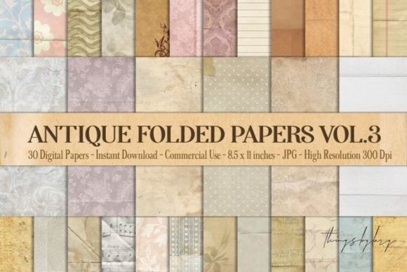 Download Crumpled Old Papers 8.5x11in Vol.3 - Crumpled Collection