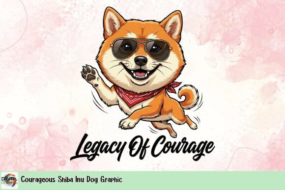 Download Courageous Shiba Inu Dog Graphic - Dog graphic Collection