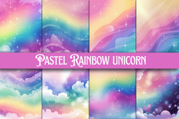 Download Pastel Rainbow Unicorn Background - Unicorn background Collection