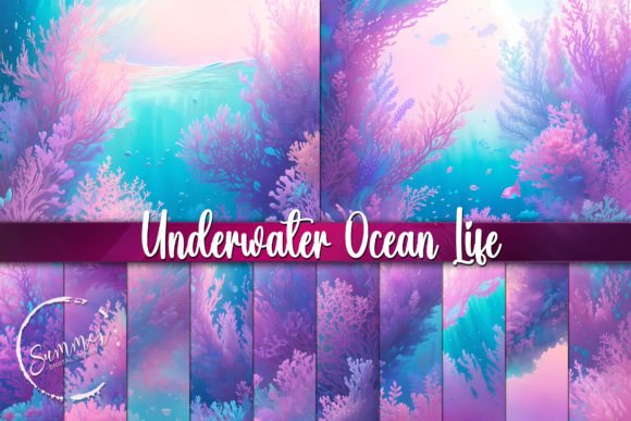 Download Underwater Ocean Life Unicorn Background - Unicorn background Collection