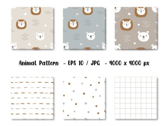 Download Adorable Cute Animals Digital Paper Pack - Cute animals digital paper Collection